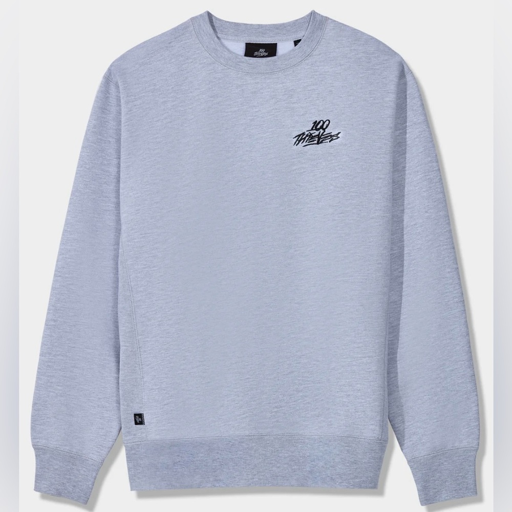 NWT - 100 Thieves Foundations Crewneck - Grey